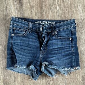 American Eagle Outfitters Dark Blue Jean Shorts